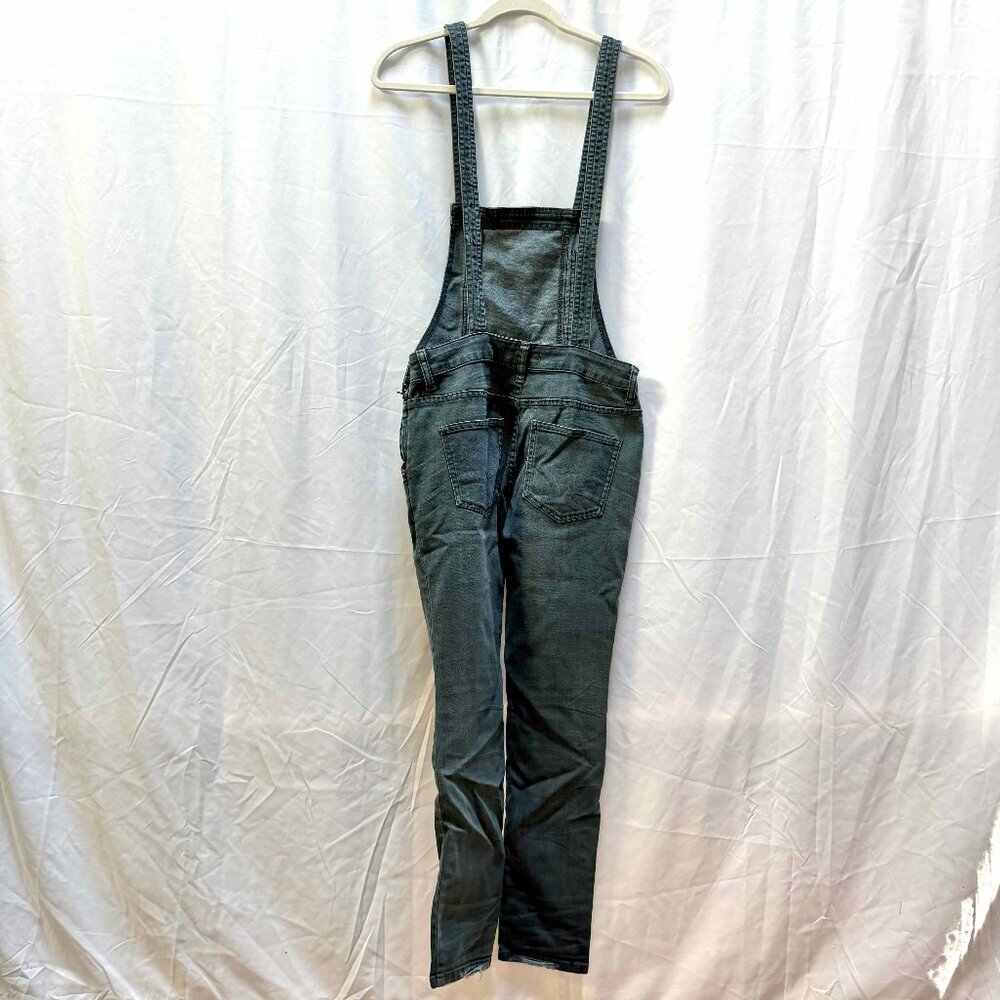 Free People Bohemian Faded Blue Overalls Sz 27 - Picture 2 of 13